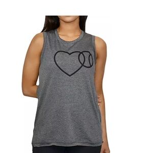 Baseballism Women's "Love Baseball" Aya Tank Top Size Small